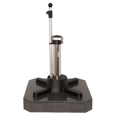 Liro Schirmständer Mini Plus 50 K mit Schnellspannung Granit 51 x 51 cm dunkelgrau G