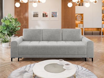 Sofa Aris mit Bettkasten und Schlaffunktion Schlafcouch Polstersofa Wohnzimmer
