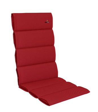 Auflagen im Dessin 2313 rot/bordeaux 100% Polypropylen