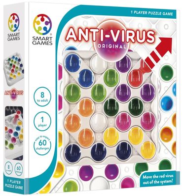 Anti Virus Logikspiel 60 Aufgaben Ab 8 Jahren Smart Games