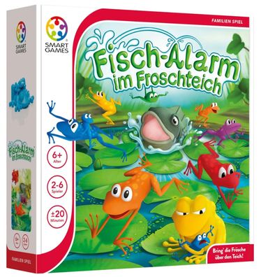 Smartgames Fisch Alarm im Froschteich SGM501DE Denkspiel für Kinder ab 6 Jahren