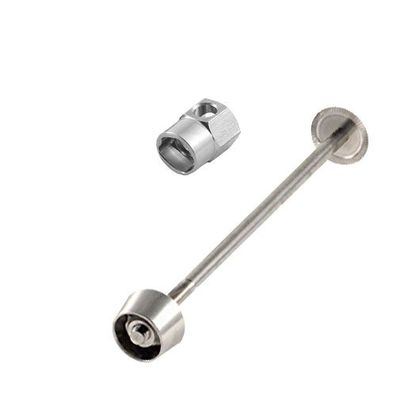 Set 05 Hinterrad 170mm, silber, Pitlock, P050000