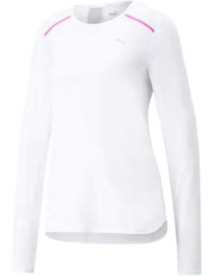 Puma Damen Sportshirt Damen T-Shirt Run Cloudspun Marathon LS Tee White 164403