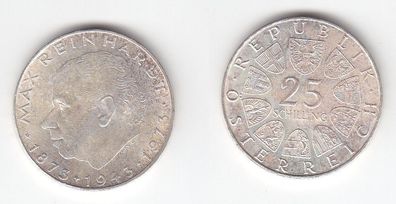 25 Schilling Silber Münze Österreich Max Reinhardt 1973 (113371)