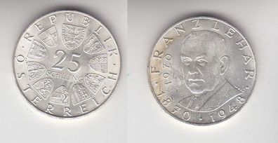 25 Schilling Silber Münze Österreich Franz Lehar 1870-1948, 1970 (113403)