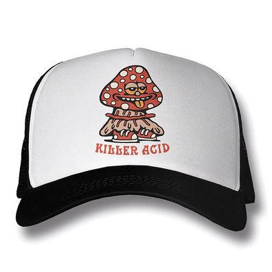 Acid Killer Trucker Cap Mushroom Friends Trucker Cap DTR-9-KA9901-DTF022