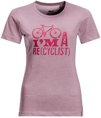 Jack Wolfskin Damen T-Shirt Ocean Trail T Violet Quartz 163336