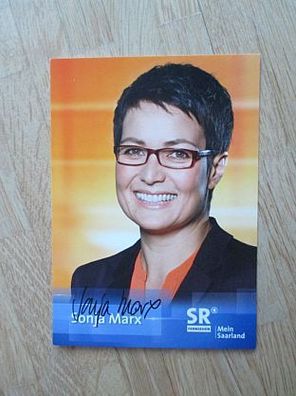 SR Fernsehmoderatorin Sonja Marx - handsigniertes Autogramm!!!