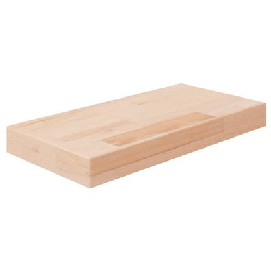 vidaXL Regalboden 40x20x4 cm Unbehandeltes Massivholz Eiche