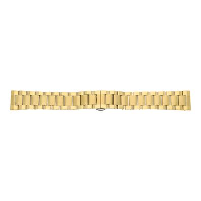 JuwelmaLux Uhrenband JL45-10-0111 Edelstahl Ionen Gold plattiert