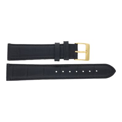 JuwelmaLux Uhrenband Nevada-Krokonarbung JL38-10-0259 14 mm