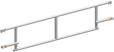 Layher Sicherheits-Doppelgelaender fuer Fahrgeruest SoloTower Laenge 1,13m