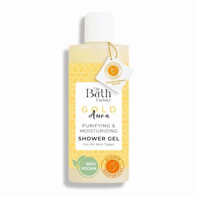The Bath Factory Duschgel Gold Aura – Luxuriöse Pflege mit exotischem Duft 400ml