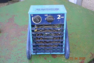 Elektroheizgerät El Björn Typ VF 21 A 2 KW mit Thermostat (27) BD