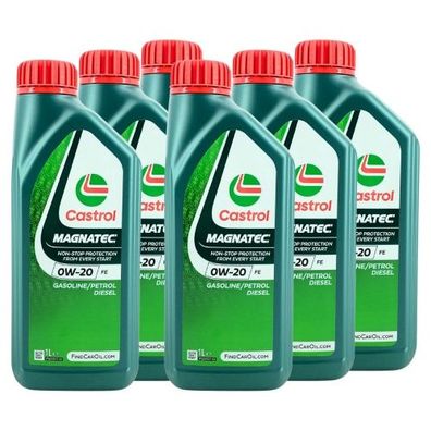 Castrol Magnatec 0W-20 FE 6x1 Liter