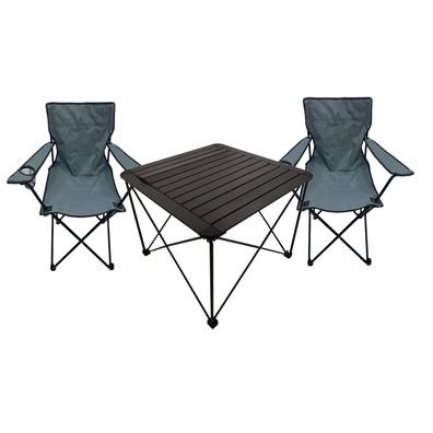 3tlg. Campingmöbel Set Camping Outdoor Regiestuhl klappbar Anglerstuhl
