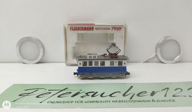 Fleischmann N DC 7969 Schienenreinigungslok ELB 215 / Analog / Weiß / Blau / OVP