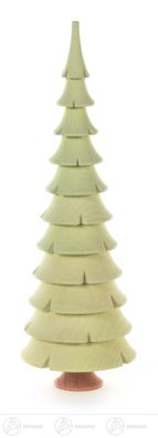 Baum Massivholzbaum hellgrün H=ca 21 cm NEU Erzgebirge Holzbaum Weihnachtsbaum