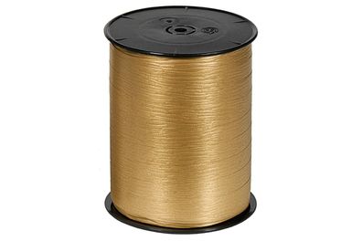 Woerner Ringelband 10mm 250m gold matt