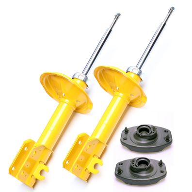 2X SPORT-STOßDÄMPFER Gasdruck VORNE + Domlager - FIAT PUNTO 176 176C