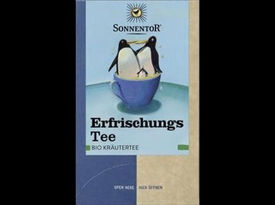 Sonnentor 3x ErfrischungsTee, Doppelkammerbeutel 21,6g
