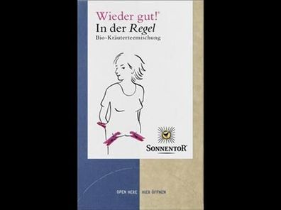 Sonnentor 6x In der Regel Tee Wieder gut!®, Doppelkammerbeutel 27g