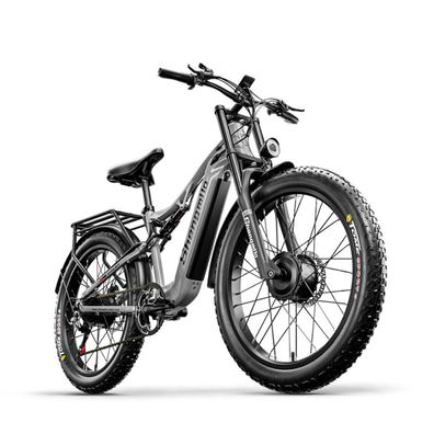 2000W Elektro-Mountainbike S600 Dual Motor 17.5AH Batterie 50KM/H Hydraulische Bremse