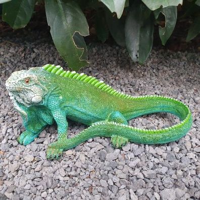Gartenfigur Leguan Figur 20 cm