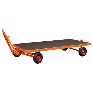 VARIOfit Industrieanhaenger mit 1-Achs Drehschemellenkung und Vollgummibereifung 250