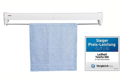 Leifheit Wandwäschetrockner Telegant 81 Protect Plus 103x53cm weiß