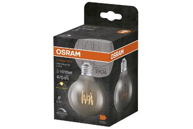 OSR LED Fil. Globe80 4,8W E27kl
