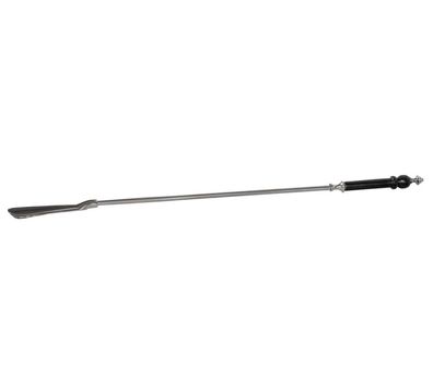 Schuhanzieher Schuhlöffel Aluminium silber im Antik-Stil - 62cm