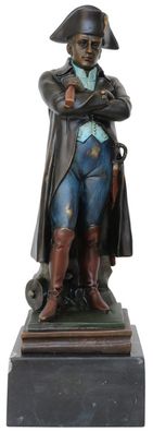 Bronzeskulptur Napoleon im Antik-Stil Bronze Figur Statue - 30,7cm