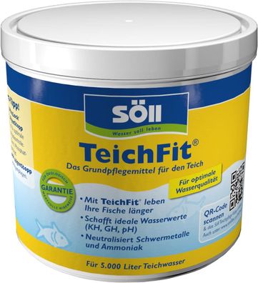 Söll Teichpflege 0,5 Kg TeichFit Wasserstabilisierer für 5 Qbm