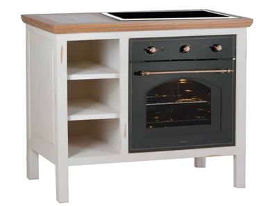 MiaMöbel Mexico Kochmodul "Old White" - Ofen rechts