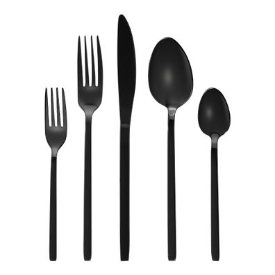 Besteckset 30-teilig, Edelstahl, Serie Lissabon