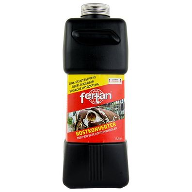 FERTAN 22601 Rostkonverter Rostumwandler Rostschutz Rostentferner 1 Liter