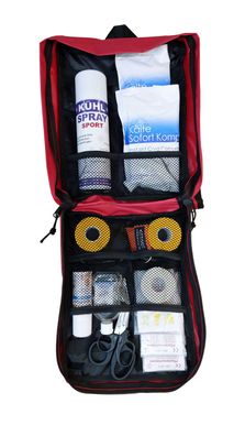 Erste-Hilfe-Rucksack S2 PLUS nach DIN 13157 + Sport-Ausstattung + Sprühpflaster