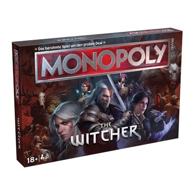 Winning Moves Monopoly The Witcher Edition Brettspiel ab 8 Jahre 2-6 Spieler