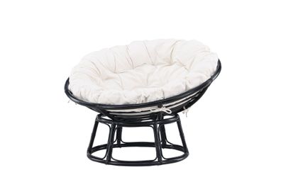 Furnlux Outdoor Armchair Bonnie White & Black 115cm
