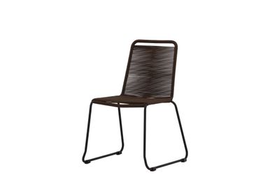 Furnlux Outdoor Dining Chair Lindos Brown & Black 57cm