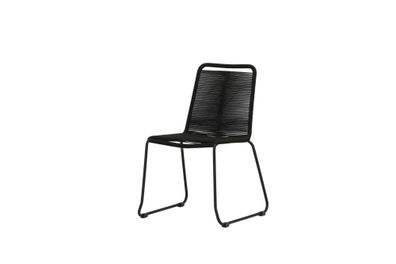 Furnlux Outdoor Dining Chair Lindos Black 57cm