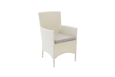 Furnlux Outdoor Dining Chair Malin Grey & White 58cm
