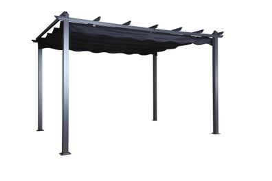 Furnlux Outdoor Pergola Lazio Black 395cm