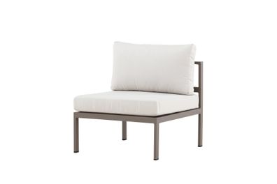 Furnlux Outdoor Sofa Copacabana Beige & Grey Brown 70cm