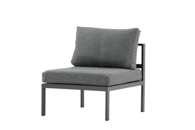 Furnlux Outdoor Sofa Copacabana Grey & Black 70cm