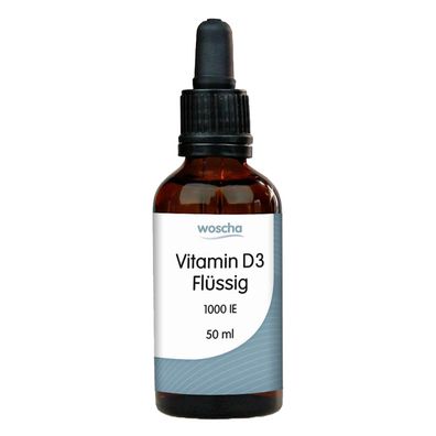 Vitamin D3 Fluessig, 50 ml - Woscha by Podo Medi