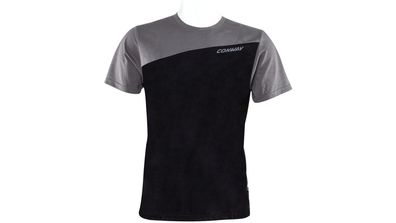 CONWAY Kurzarmtrikot "ACTIVE Tee SS" 85% grey / black, Gr. S