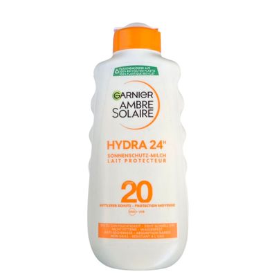 Garnier Ambre Solaire/SPF20 "Hydra24h Sonnenschutz-Milch 200ml/Sonnencreme