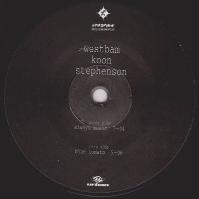 Westbam / Koon / Stephenson ?– Always Music